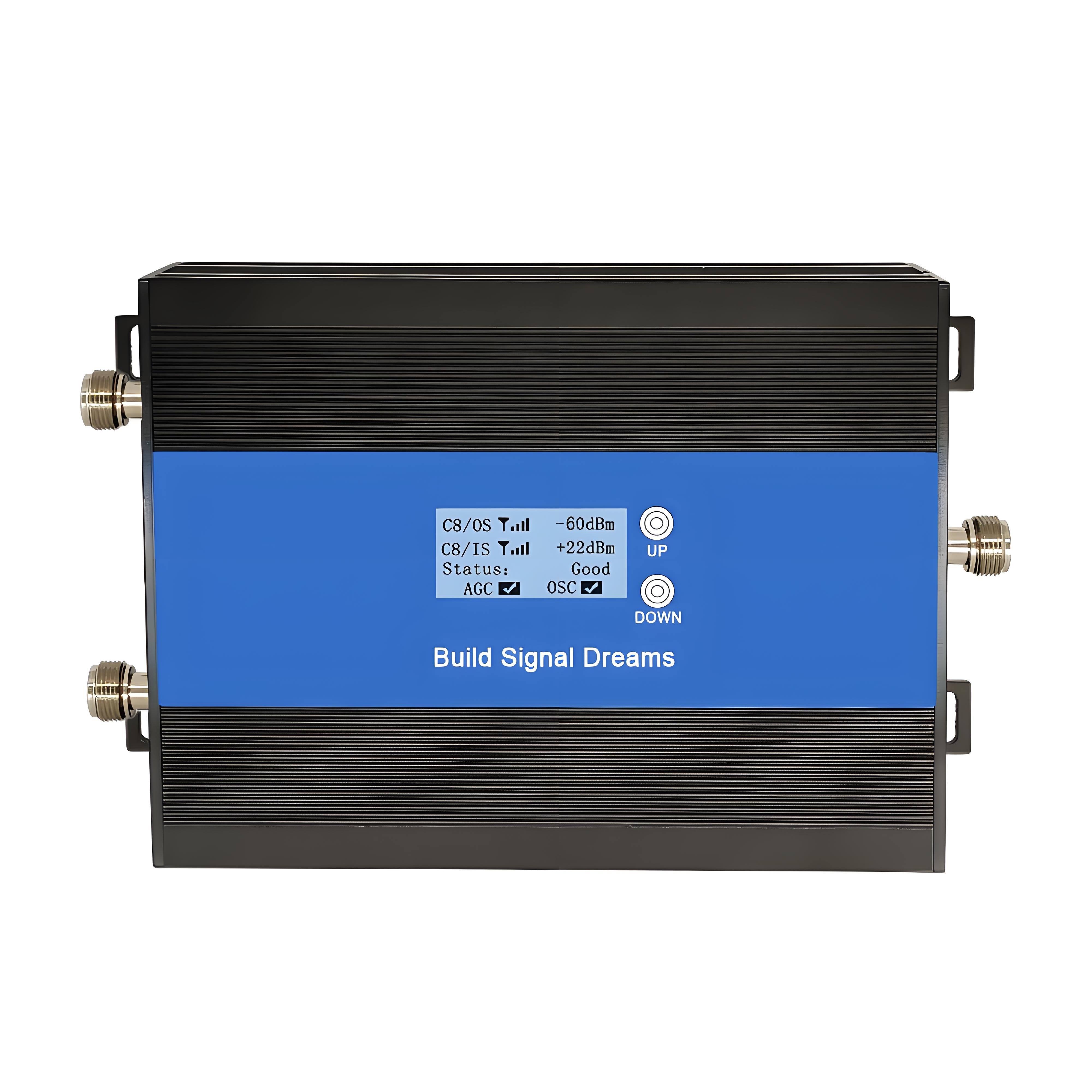Boost Your Mobile Signal with Tri Band 700/1800/2100Mhz Signal Amplifier 2G/3G/4G and 5G Repeater with Double Indoor Antenna